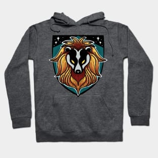 Huffledor Lion Badger Combination House Crest Hoodie